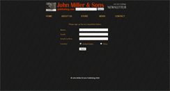 Desktop Screenshot of newsletter.johnmillerpublishing.com